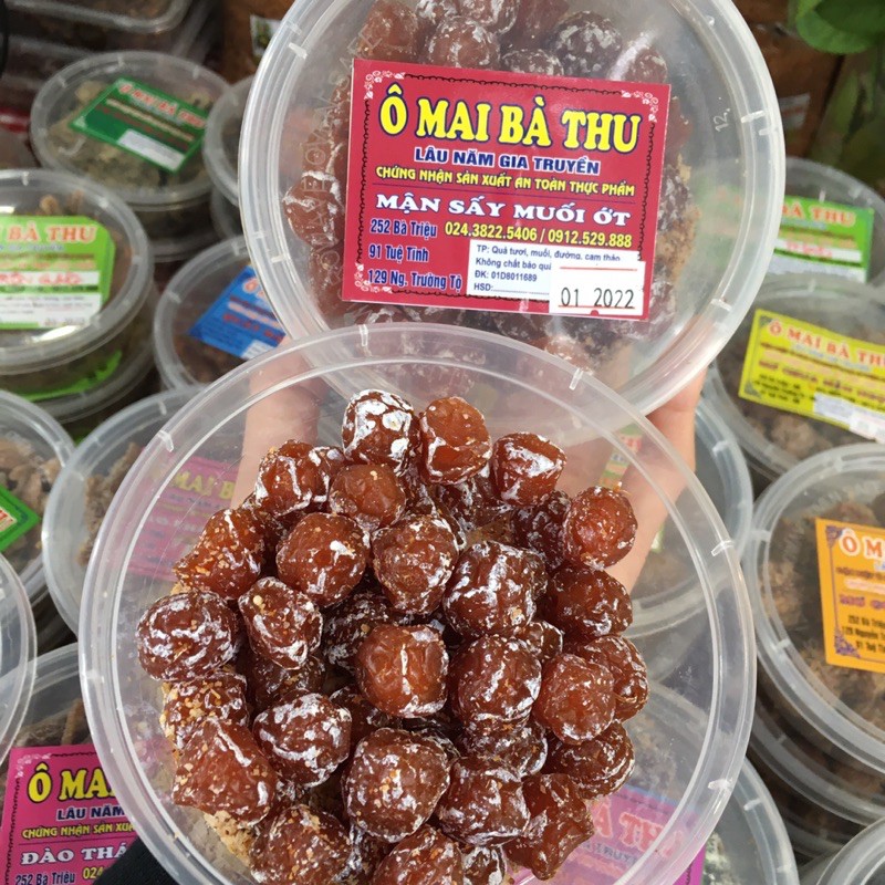 Ô mai mận sấy muối ớt Bà Thu