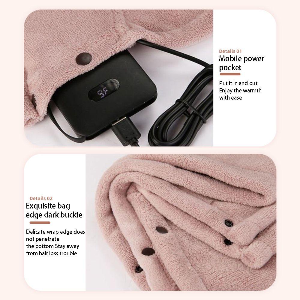 Chăn Điện Giữ Ấm Tay Bằng Vải Flannel Thời Trang Mùa Đông