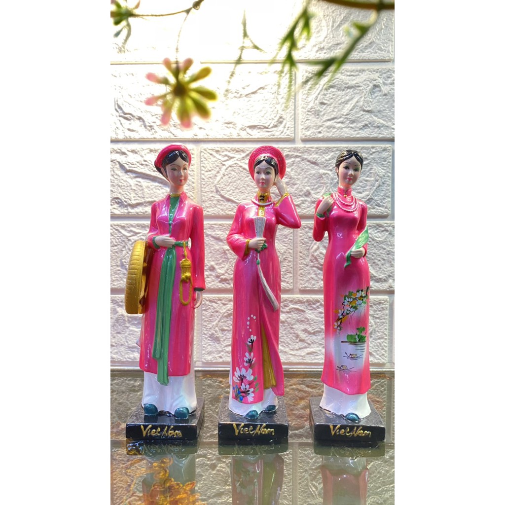 Bộ 3 tượng ba miền bắc trung nam trung 22cm