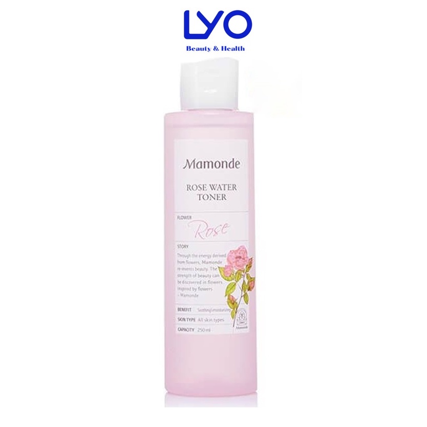 Nước hoa hồng Mamonde rose diếp cá pore clean Hàn Quốc 250ml