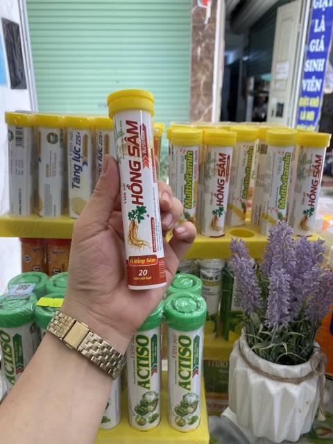 (Hồng Sâm đẹp da chống lão hoá) Viên sủi Hồng Sâm | Thế Giới Skin Care