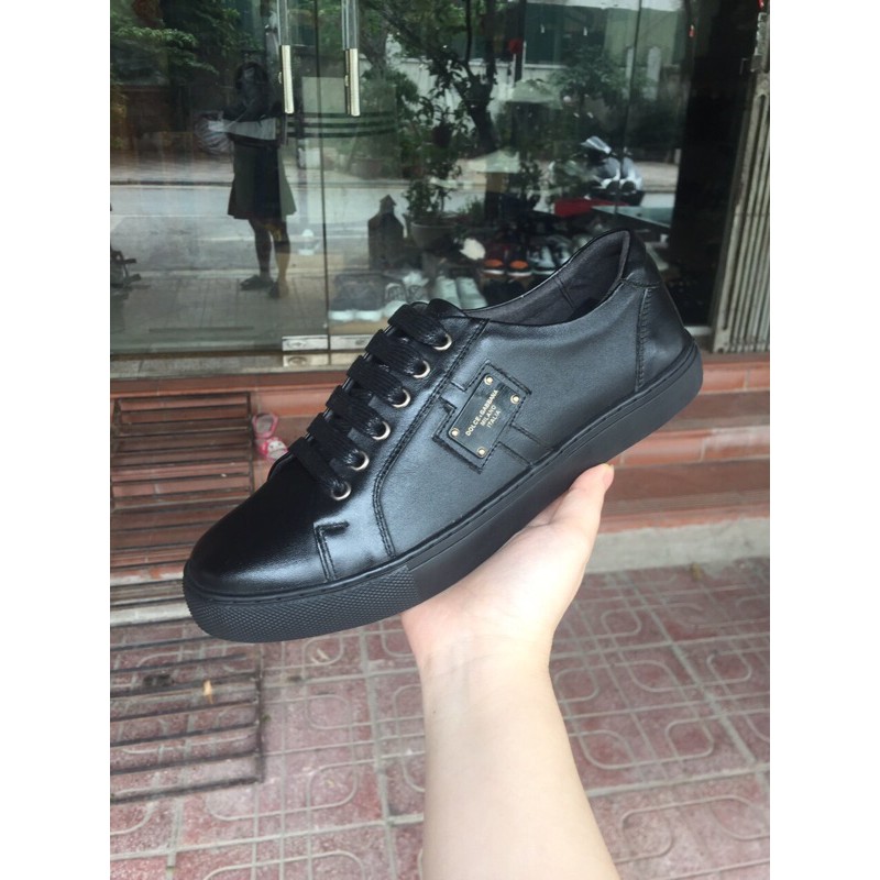 Giày buộc dây nam mác vuông da bò tấm nguyên miếng-Tặng lót giày, xi, chai xịt khử mùi hôi