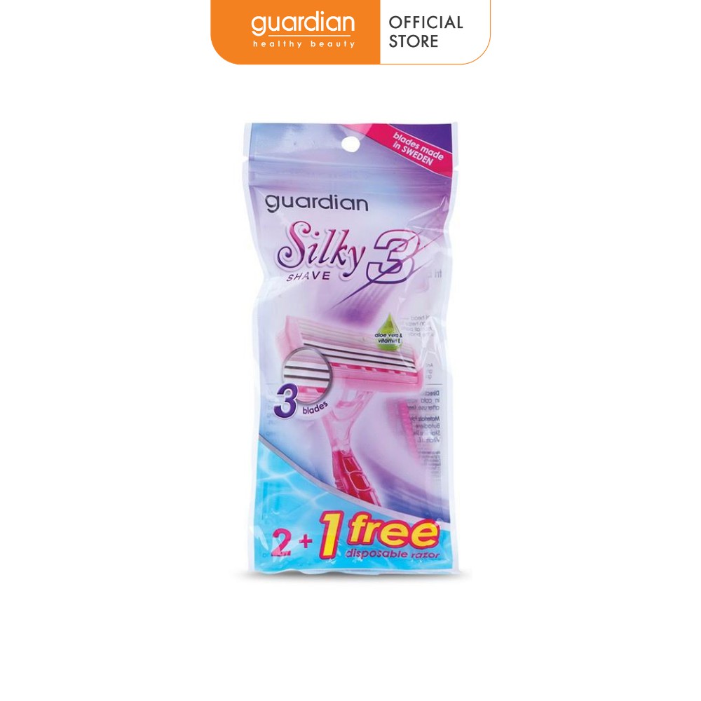 Dao cạo nữ Guardian Silky 3 lưỡi 3 cây