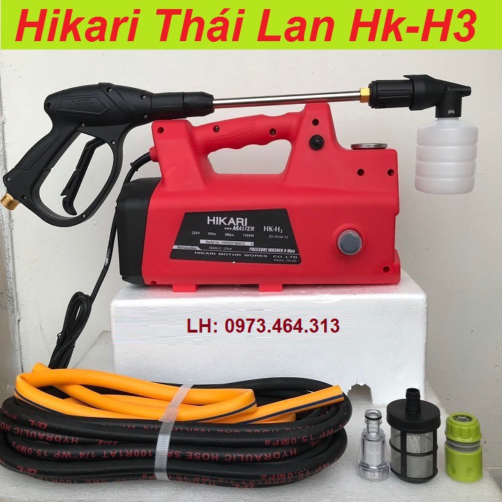 MÁY RỬA XE NHẬP KHẨU THÁI LAN HIKARI HK - H3