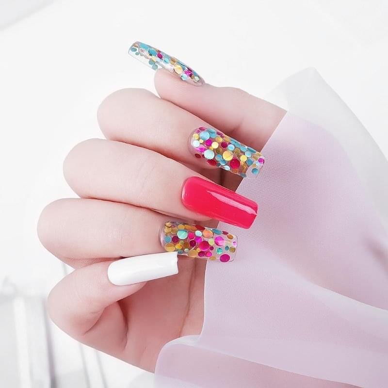 (hàng mới về) Kim tuyến tròn trang trí móng dành cho Nail siêu xinh 7k/1 hủ