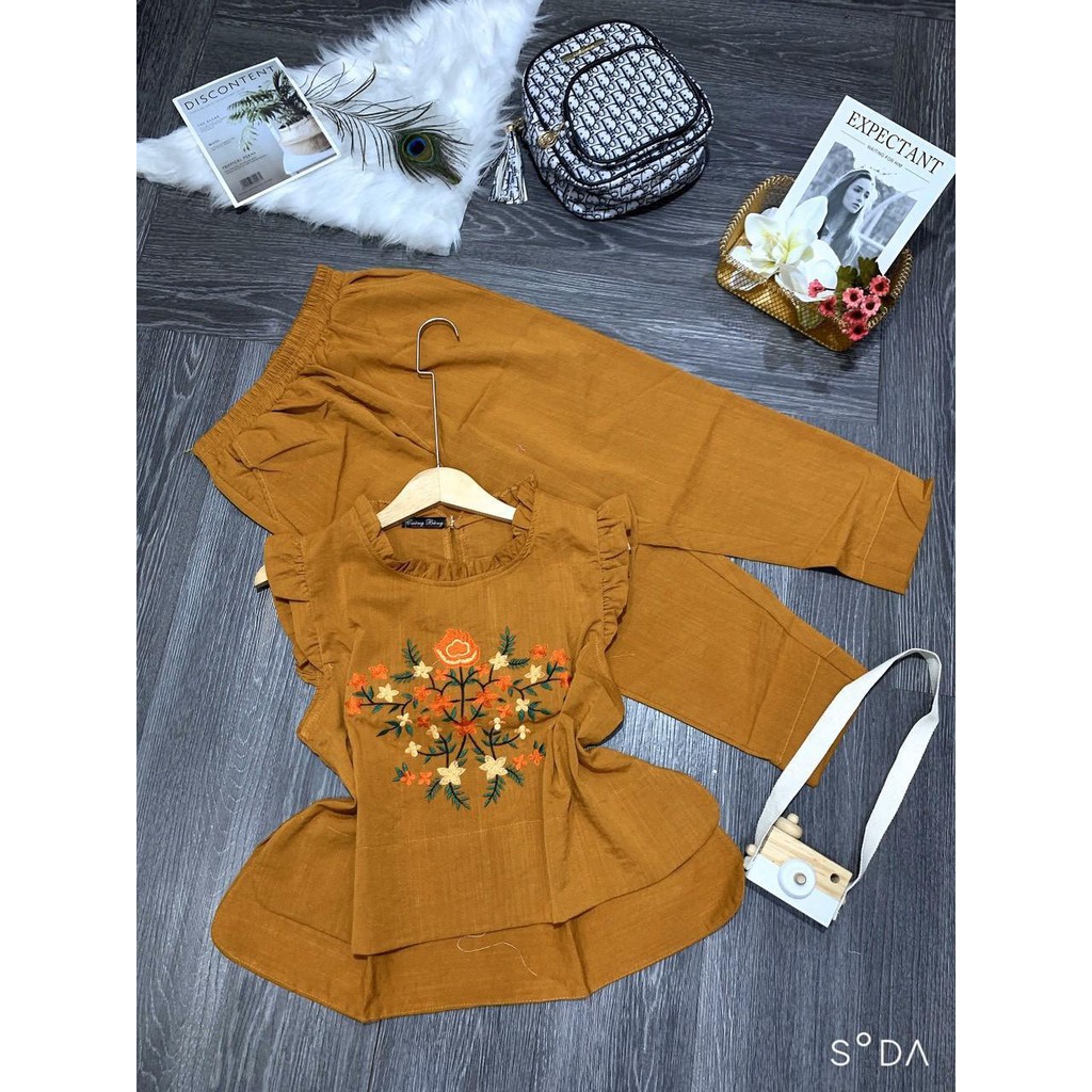 Set Bộ vải Đũi Duyên Dáng Hot SBLD-1001 | BigBuy360 - bigbuy360.vn