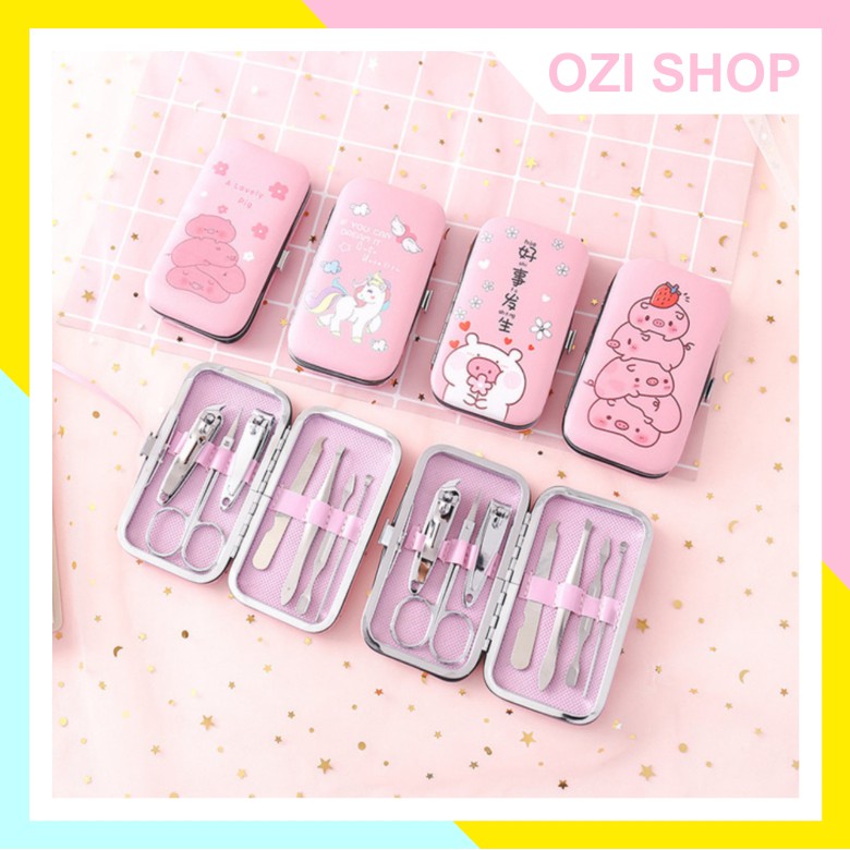 Bộ cắt mong tay 7 món, bộ cắt móng hoạt hình (chọn mẫu) #2