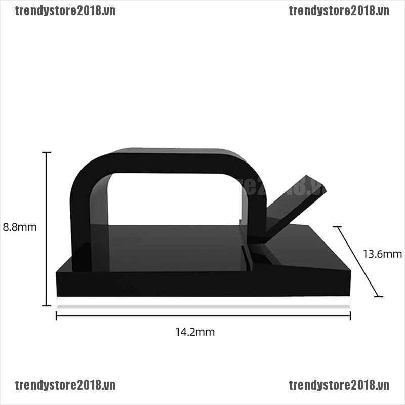 Bộ 10 Dụng Cụ Sắp Xếp Dây Cáp Để Bàn Mini Dễ Lắp Đặt
