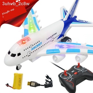 △ ♨ ﹍ ☊ ✶☃❖Máy bay điều khiển từ xa Boeing 747 mô phỏng chở khách hàng không Airbus dân dụng hình đồ chơi điện