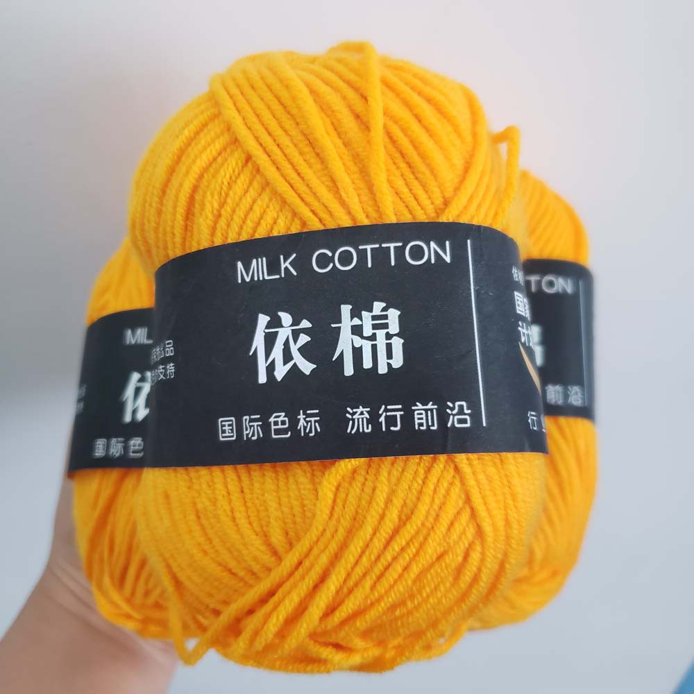 Len Milk Cotton, len sữa loại mới 50g