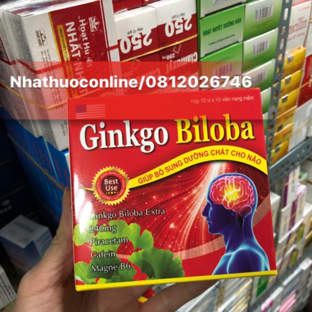 BỔ NÃO GINKGO BILOBA(sản phẩm này không phải là thuốc không có tác dụng thay thế thuốc chữa bệnh)