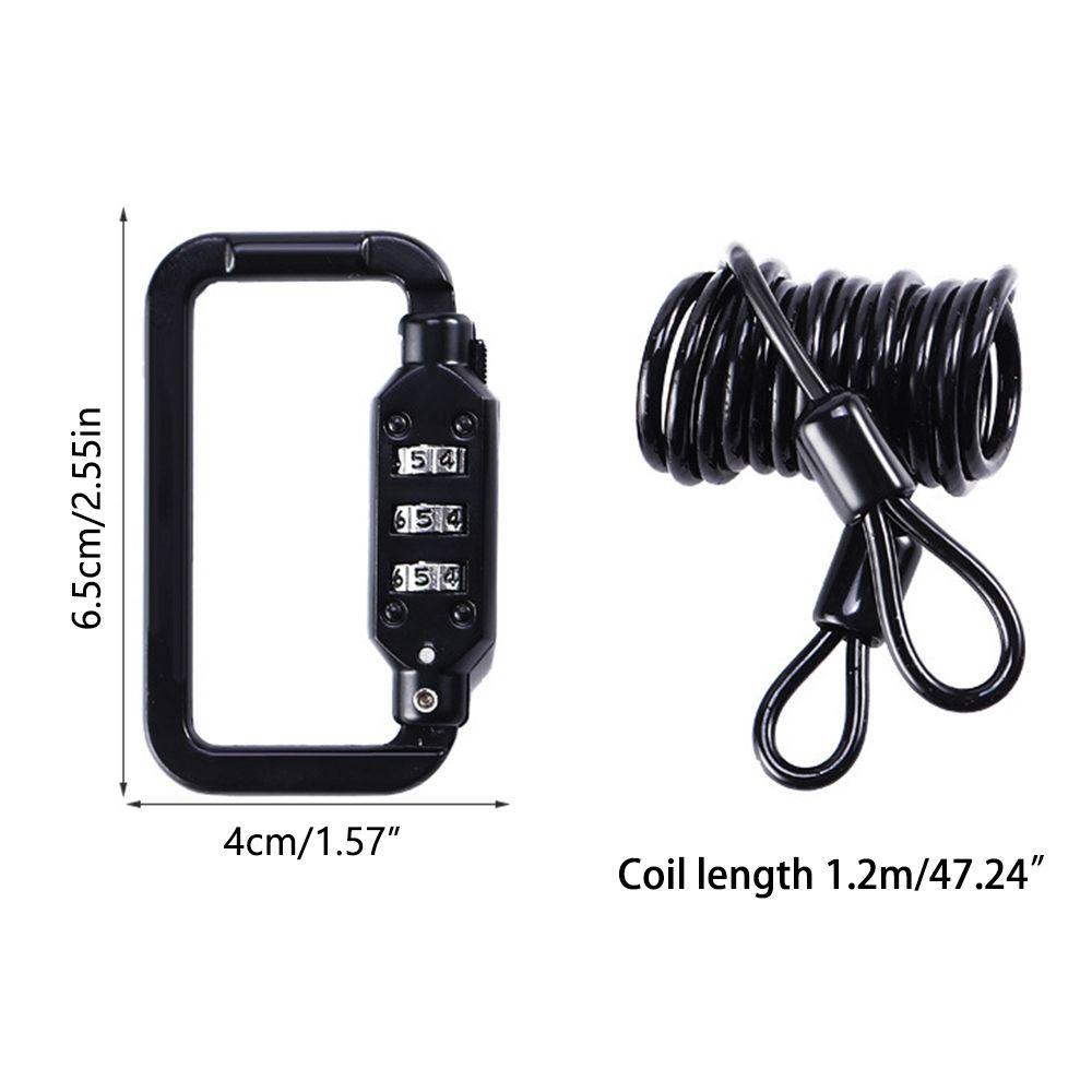 Ổ Khóa Xe Đạp Điện 3 Chữ Số Chất Lượng Cao