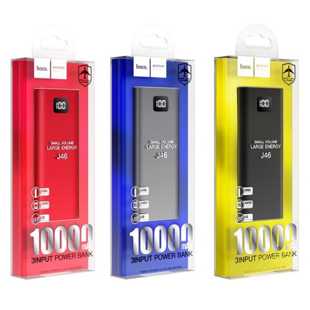 SẠC DỰ PHÒNG HOCO J46 PIN 10.000mAh có đèn Led hiển thị pin ♥️♥️