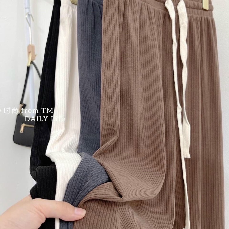 Quần xuông nhung tăm( Ảnh thật shop chụp) | BigBuy360 - bigbuy360.vn