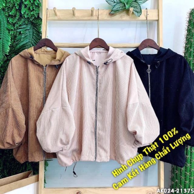 🌈𝐆𝐈𝐀́ 𝐗𝐔̛𝐎̛̉𝐍𝐆💢024 Áo Khoác Kaki Nhung Nữ Mẫu Rộng Cánh Dơi | BigBuy360 - bigbuy360.vn