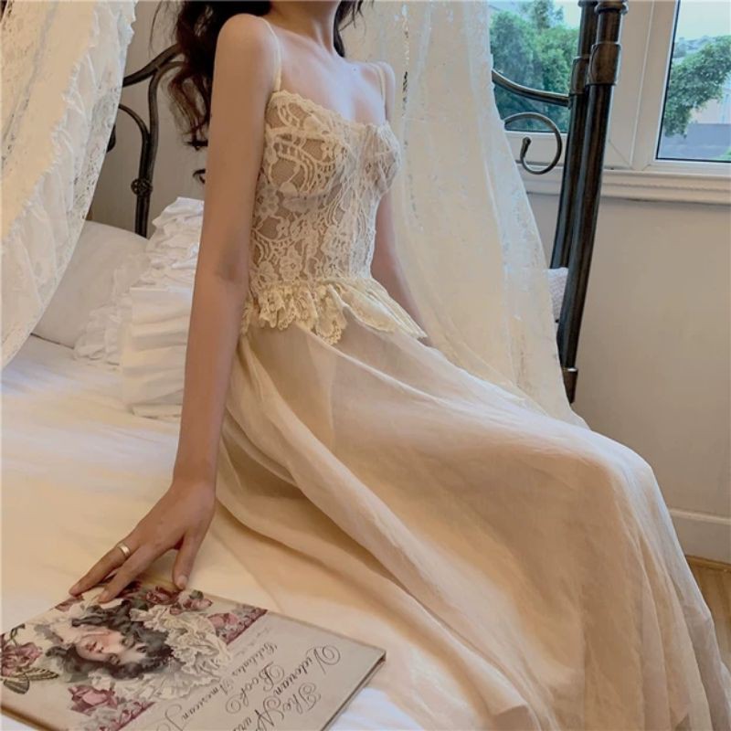 Set váy ren gợi cảm mùa xuân châu âu 3 chi tiết | BigBuy360 - bigbuy360.vn