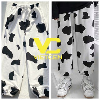 Quần jogger bò sữa unisex thể thao hot trend - vietcen
