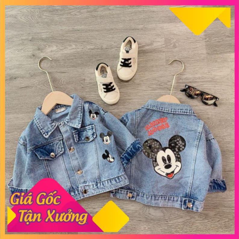 Hàng Siệu Xịn -  áo khoac bò chuột mẫu chữ cao cấp bé yêu