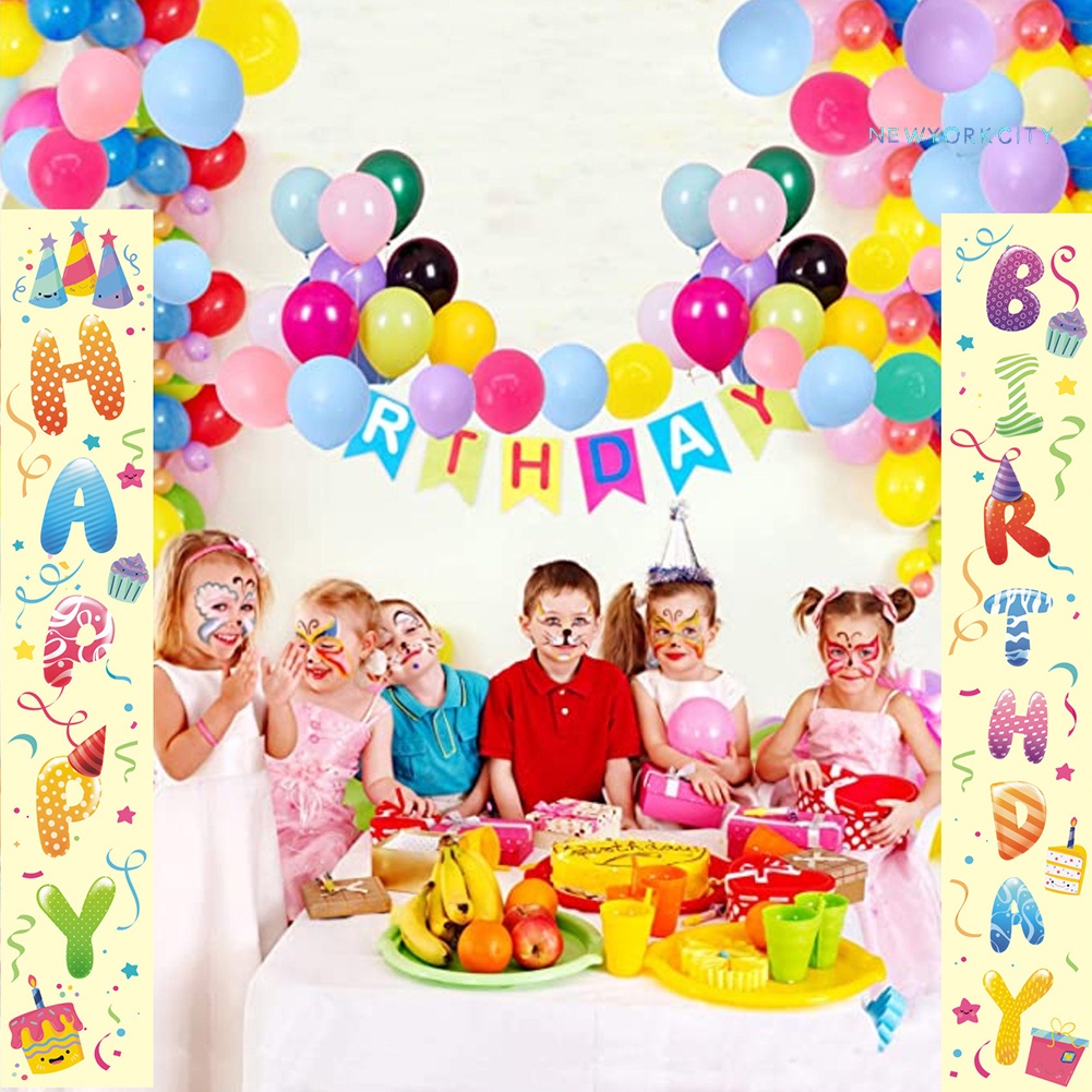 Bộ Dây Treo Trang Trí Tiệc Sinh Nhật In Chữ Happy Birthday