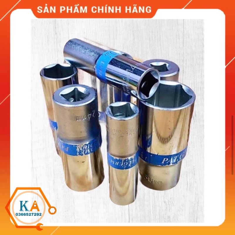 Tuýp đầu khẩu dài chân 1/2 8, 10, 12, 13, 14, 15, 16, 17, 18, 19TOP