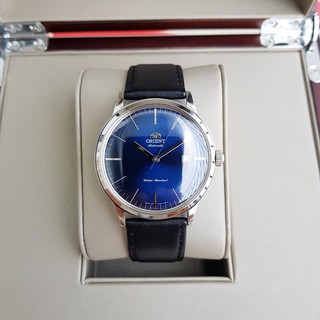 Đồng hồ Nam chính hãng Orient Bambino Gen 3 SAC0000DD0 Automatic Mặt xanh,lồi,Lịch ngày-Máy cơ tự động-Dây da-Size 40mm