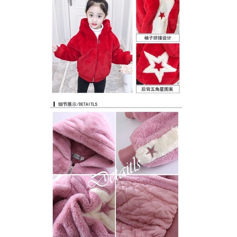 Áo Khoác Lông Bé Gái, Thời Trang Đông Quảng Châu