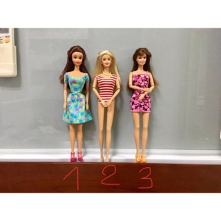 Búp bê Barbie/ công chúa chính hãng Mattel tặng quần áo và phụ kiện như hình