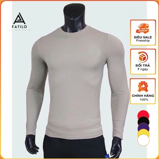 Áo giữ nhiệt chất thun thể thao co dãn 4 chiều at28 fatilo