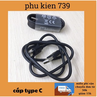 Cáp sạc chân type C/cáp type C/cáp type C 1 đầu usb 1 đầu type C