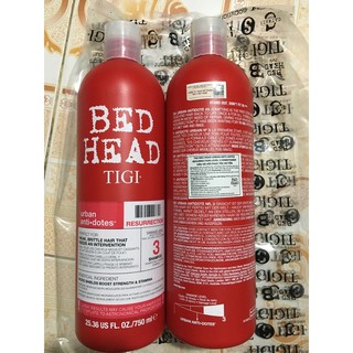 . Cặp dầu gội, xả Tigi phục hồi hư tổn cấp độ 3.
