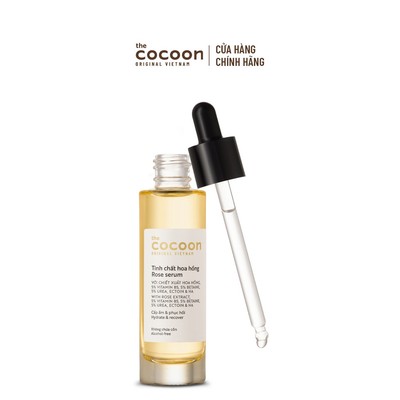 HÀNG TẶNG KHÔNG BÁN - Tinh Chất Hoa Hồng (serum) với 5% vitamin B5 cấp ẩm chuyên sâu & làm mềm mịn da Cocoon 30ml