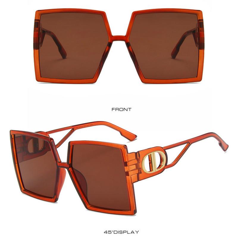 Kính Mát Oversized Gọng Vuông Thời Trang Cho Nữ