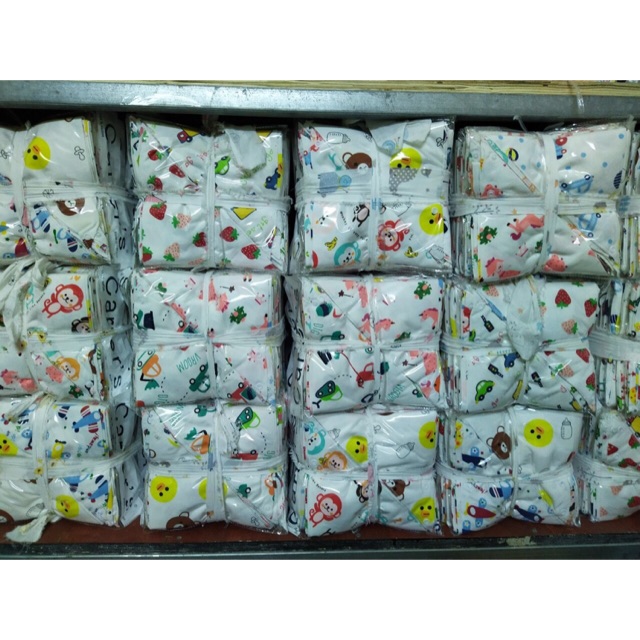 combo 50 khăn yếm cotton hàng đẹp, yếm tắm giác cúc bấm ( sỉ)