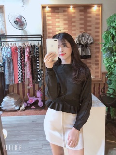 Áo len peplum chất đẹp