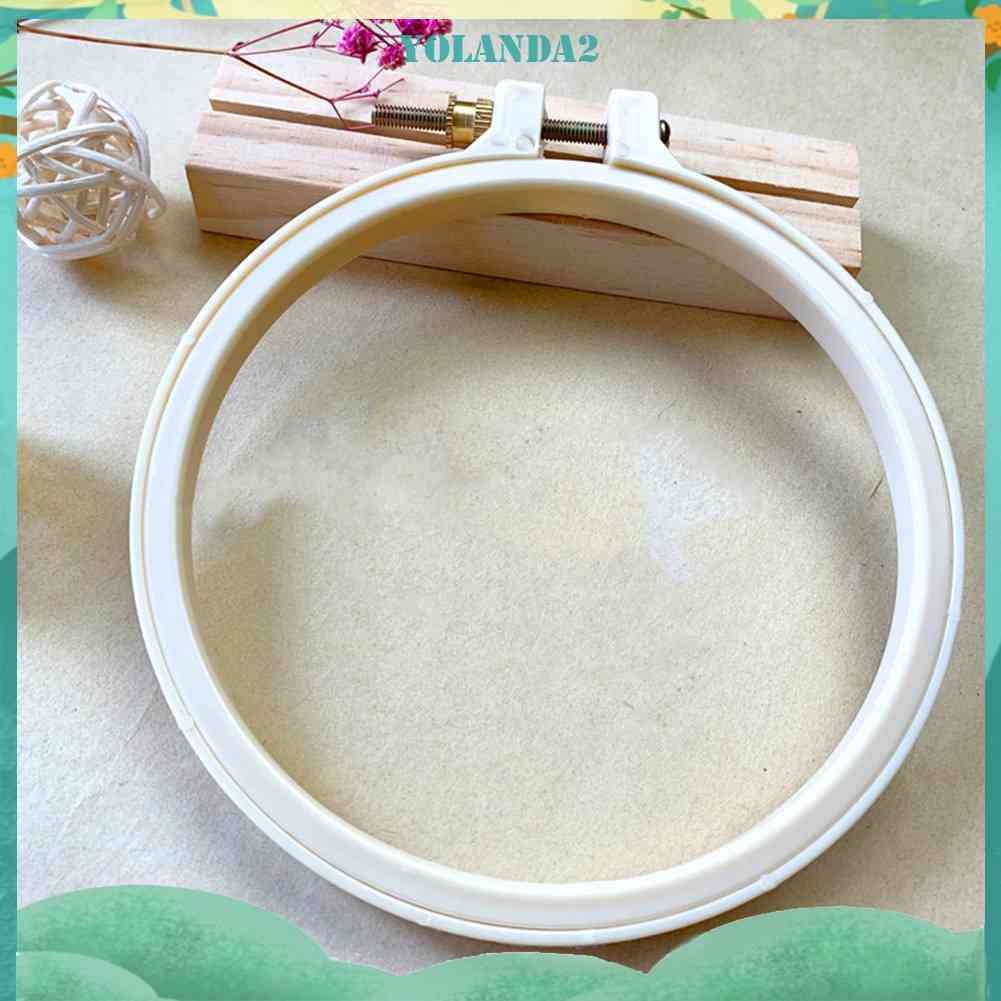 Khung Thêu Hình Tròn Bằng Nhựa 12.5cm DIY