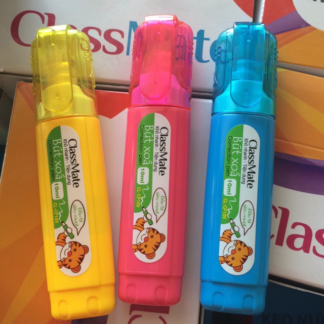 bút xóa classmate 12ml,7ml,4ml