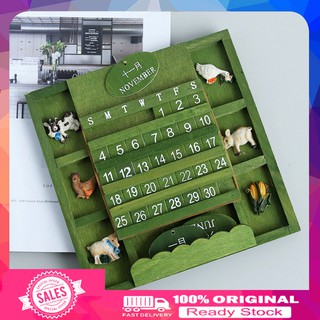 Lịch Gỗ Treo Tường Phong Cách Cổ Điển