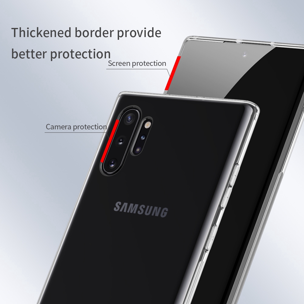 Ốp điện thoại NILLKIN bằng TPU Silicone mềm dành cho Samsung Galaxy Note 10+ / Note 10 Plus 5G