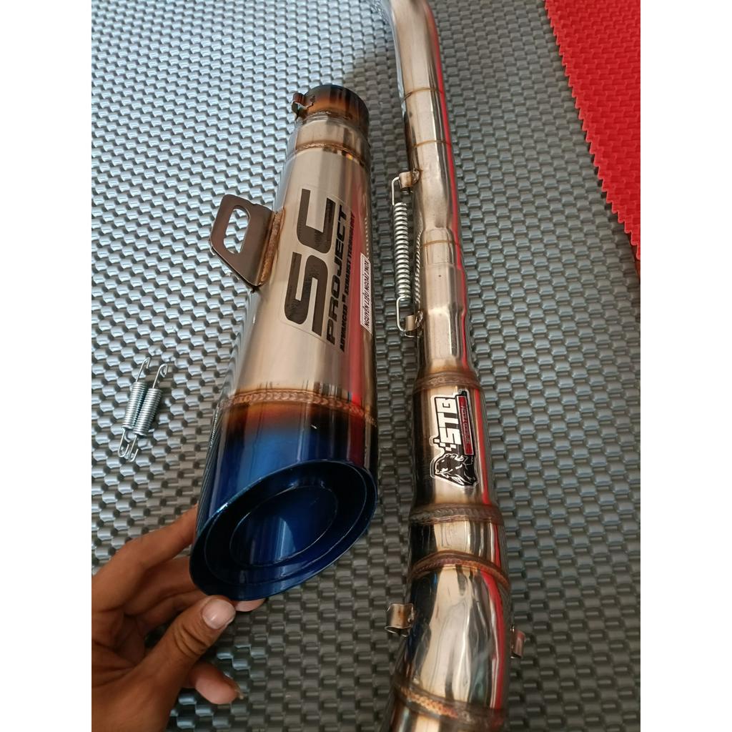 Pô Sc gắn xe Exciter 135, Exciter 150, Winner, Raider Fi