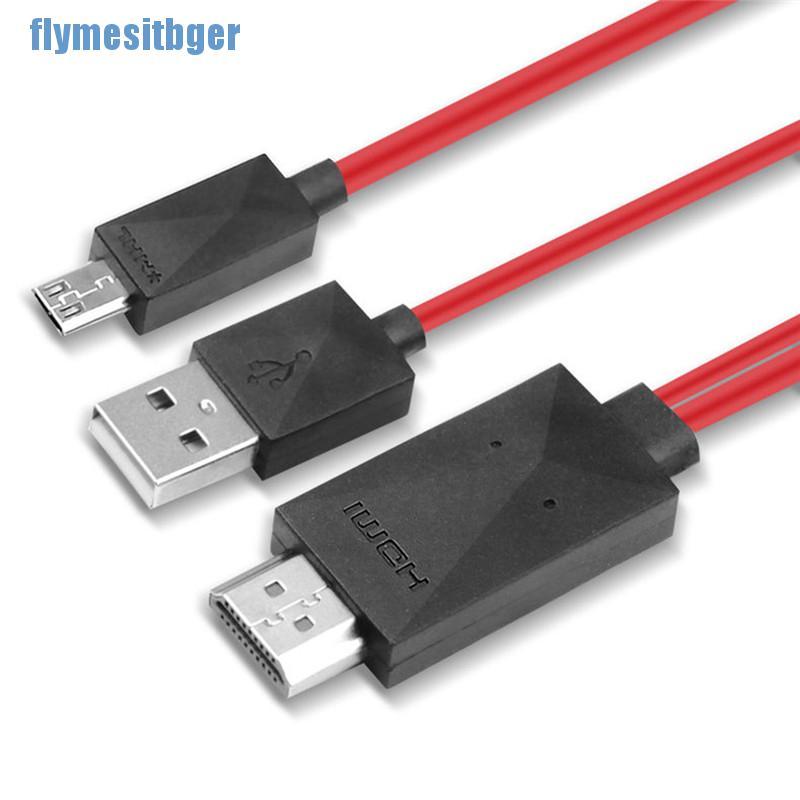 Cáp Chuyển Đổi Từ Micro Usb Sang Hdmi 1080p Hd Tv Cho Điện Thoại Android Samsung