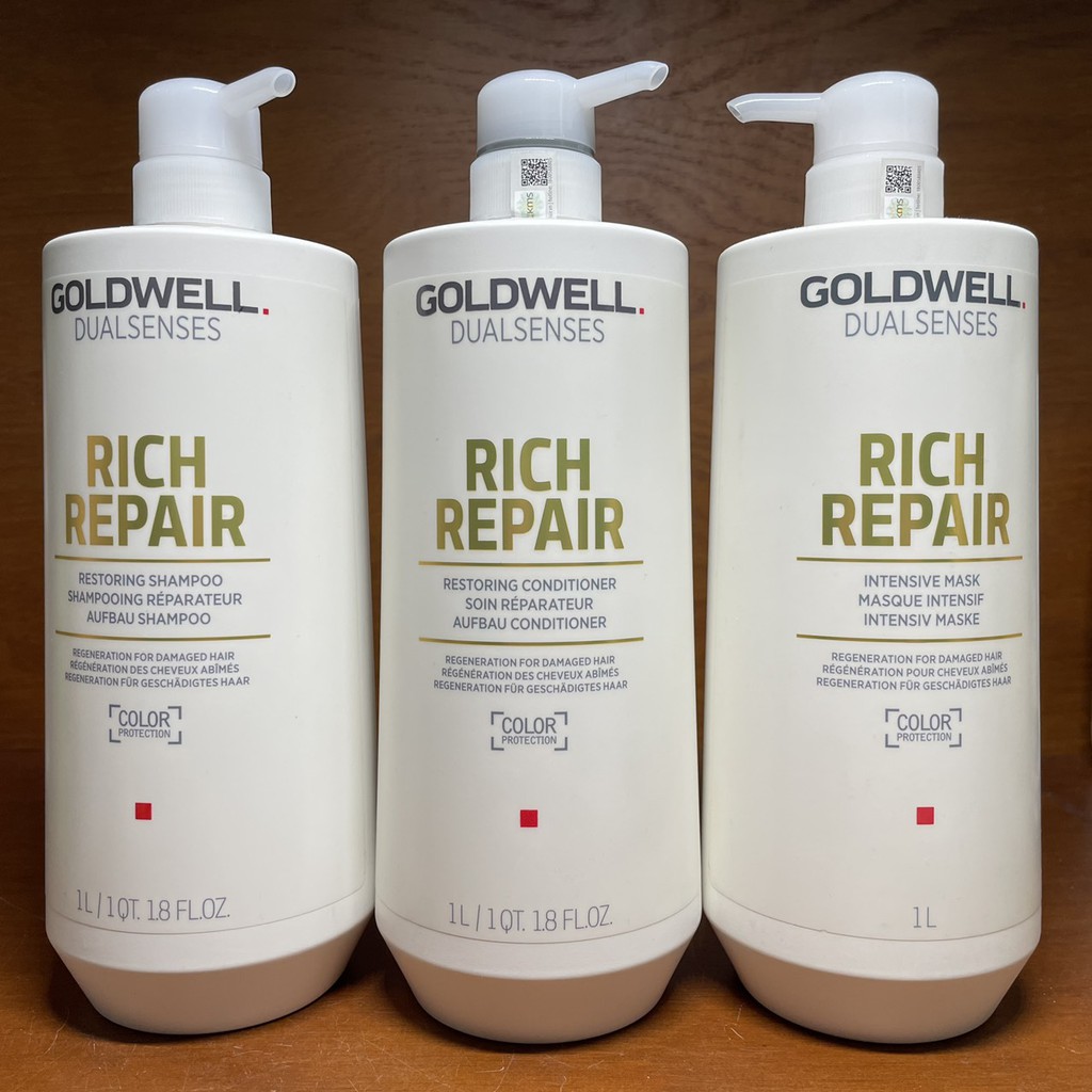 Mặt nạ ( hấp dầu ) 60s chăm sóc Goldwell Dualsenses Rich Repair 60sec Treatment 500ml