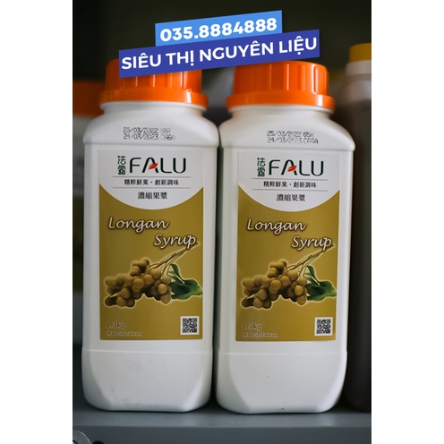 Syrup Falu hương Nhãn - Chai 1,3kg