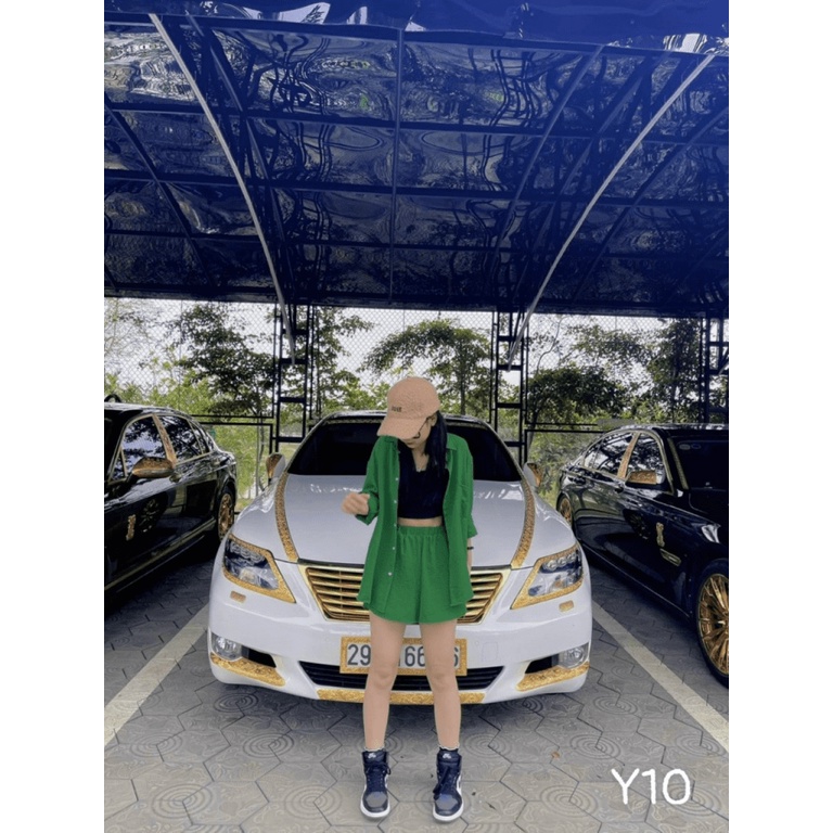 (MẪU MỚI) MẪU MỚI Sét Bộ Đũi 3 Món ĐI chơi ĐI Biển Sang Chảnh Siêu HOt HHP FASHION