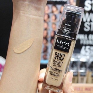 (thanh lý) Kem nền NYX Can't Stop Won't Stop