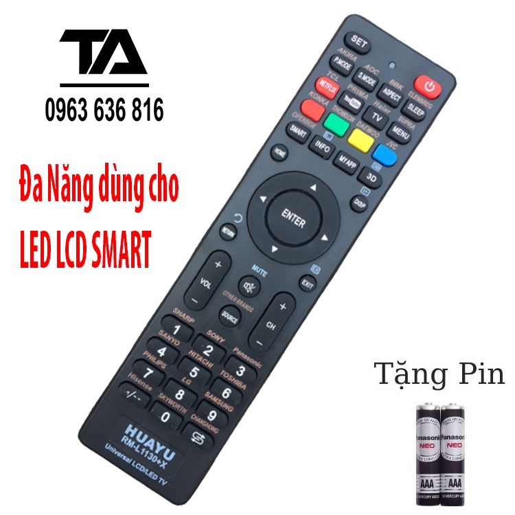 Điều Khiển Tivi đa năng dùng được cho tất cả các đời LCD/LED