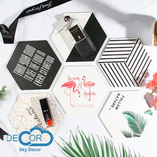 TẤM LỤC GIÁC 2 MẶT TRANG TRÍ NHÀ CỬA, ĐẠO CỤ CHỤP ẢNH SẢN PHẨM
