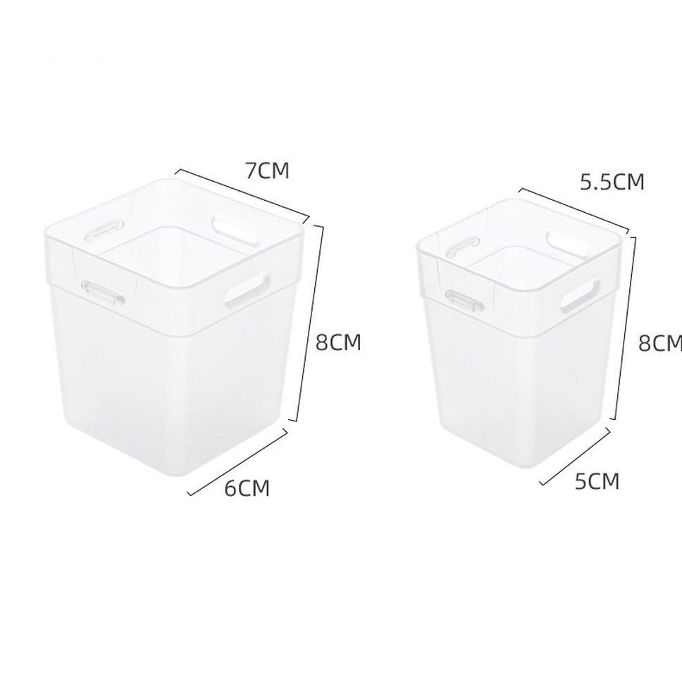 Set 2 Hộp Nhựa Trong Suốt Đựng Thực Phẩm