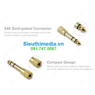 Đầu chuyển micro 6.5mm sang 3.5mm Ugreen 20503