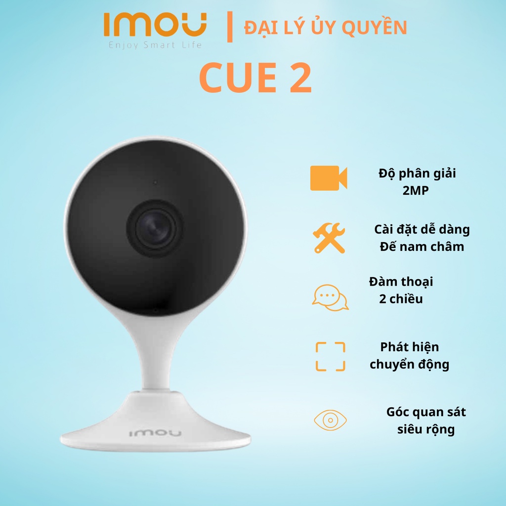 Camera WIFI trong nhà góc siêu rộng, đàm thoại 2 chiều IMOU C22EP 2MP hàng chính hãng