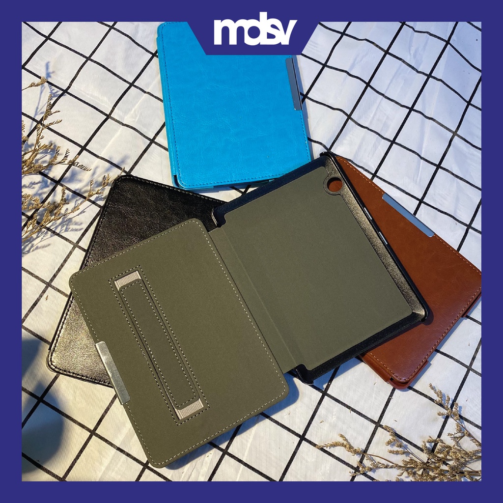 Bao da Cover cho máy đọc sách Kindle paperwhite 1,2,3 có ĐAI XỎ NGÓN  có khả năng tự động tắt mở màn hình